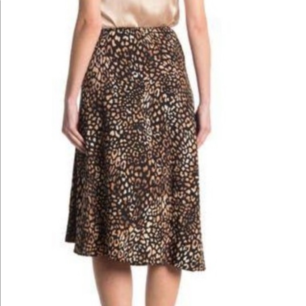 Laundry by Shelli Segal leopard print skirt - Picture 2 of 4
